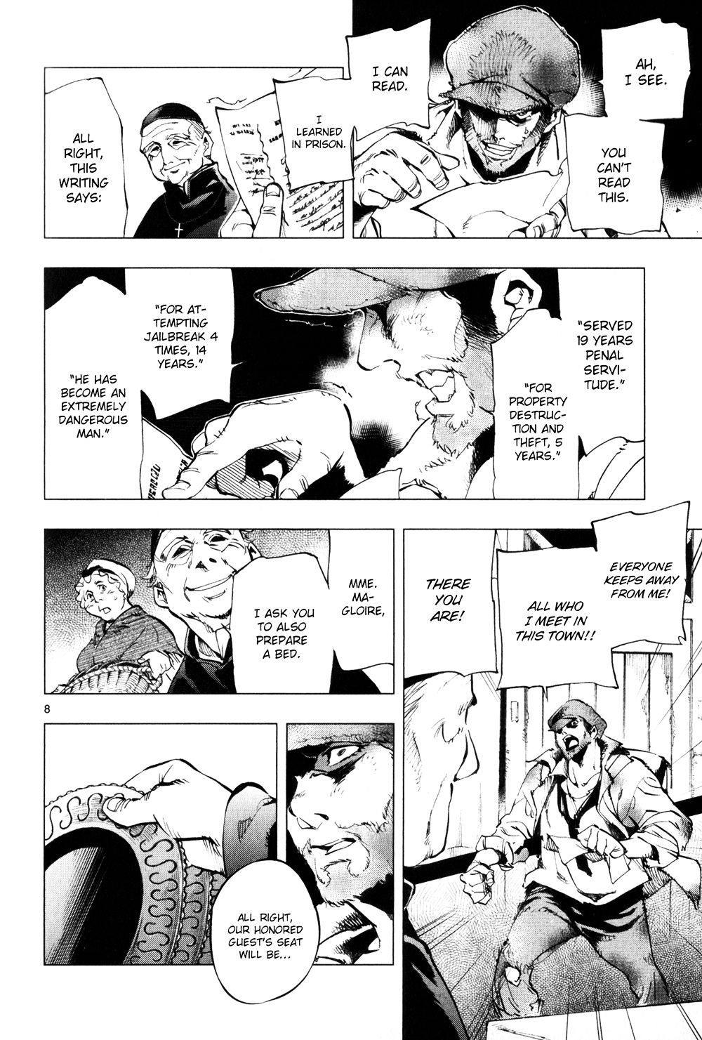 Les Miserables (ARAI Takahiro) Chapter 3 page 8 - Chapter 3 : Lamentation