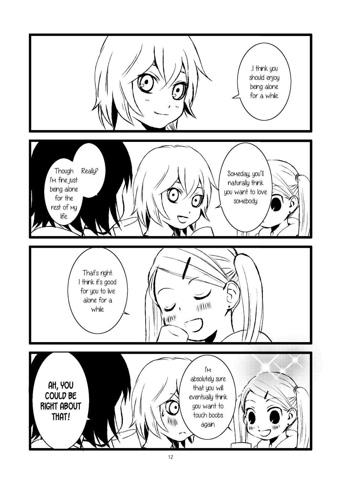 Lesbian Solo! Chapter 0 page 12 - Chapter 0: vol.0: Oneshot