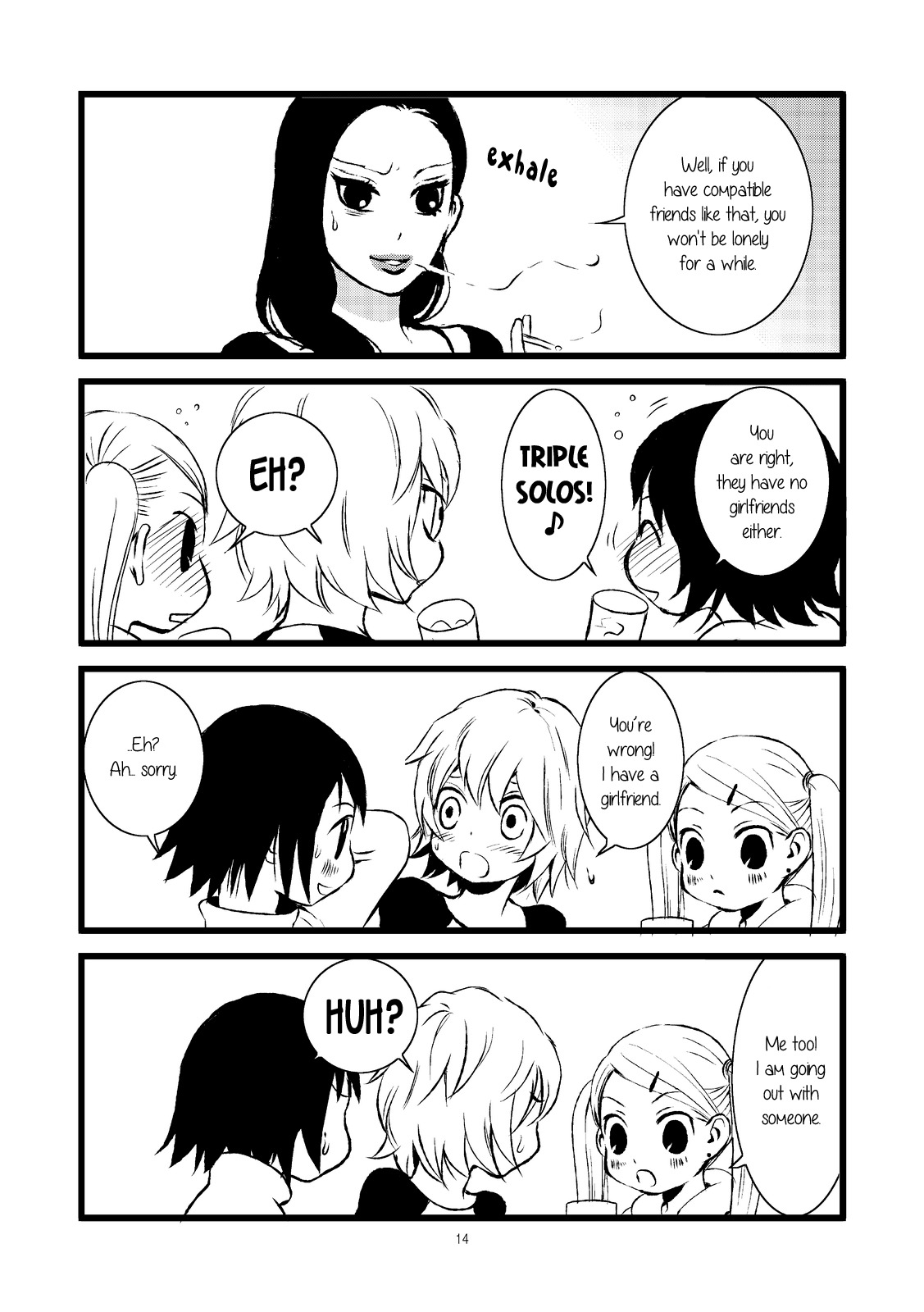 Lesbian Solo! Chapter 0 page 14 - Chapter 0: vol.0: Oneshot