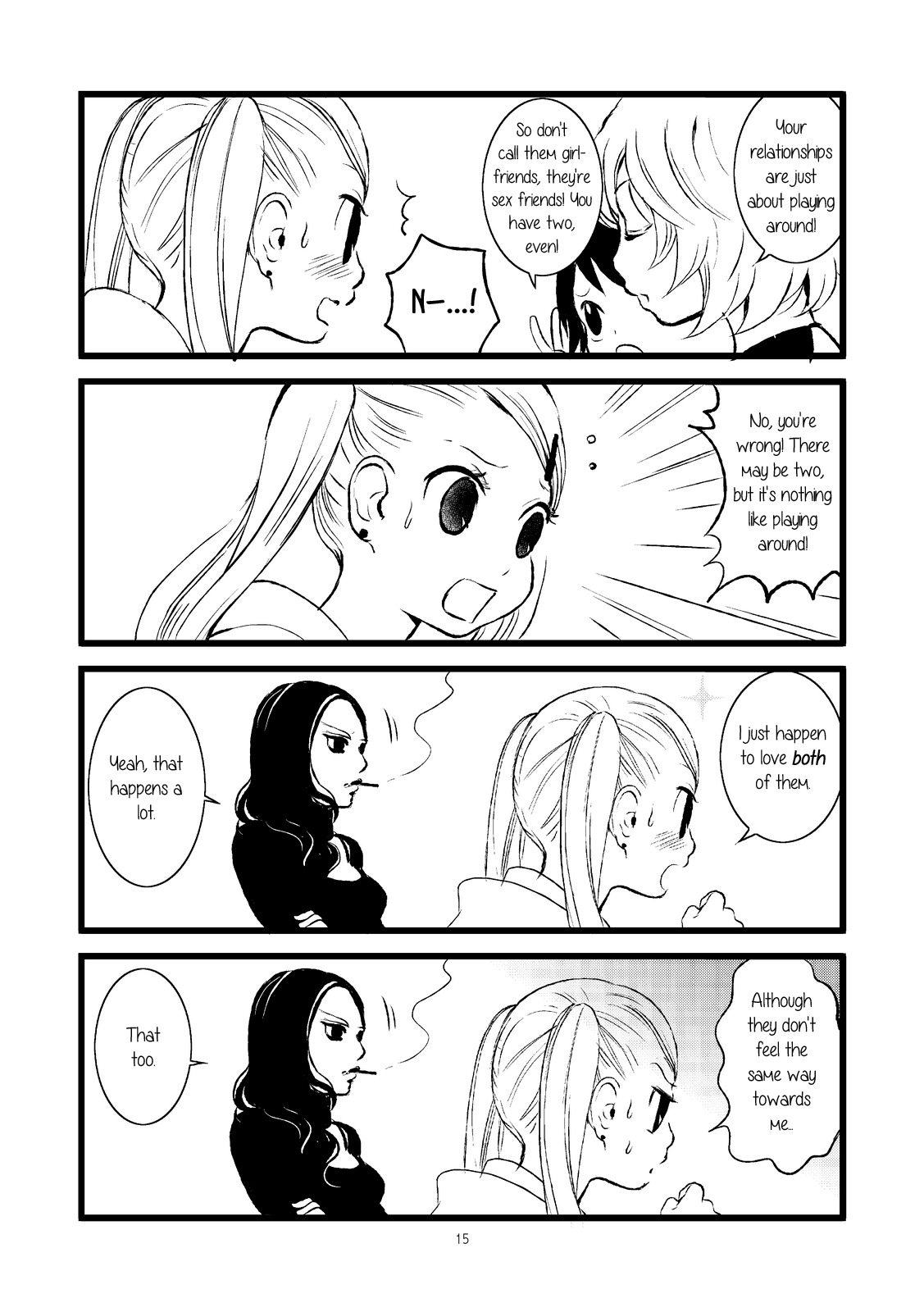 Lesbian Solo! Chapter 0 page 15 - Chapter 0: vol.0: Oneshot