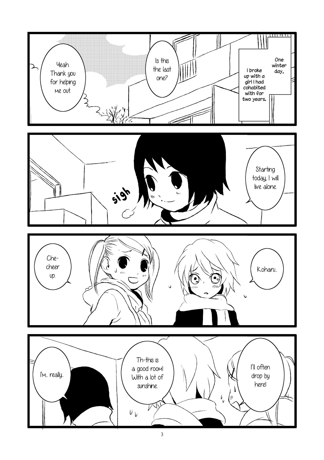 Lesbian Solo! Chapter 0 page 3 - Chapter 0: vol.0: Oneshot