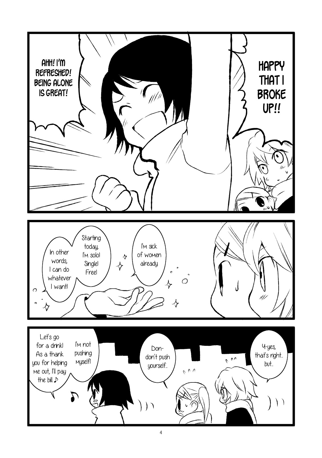 Lesbian Solo! Chapter 0 page 4 - Chapter 0: vol.0: Oneshot