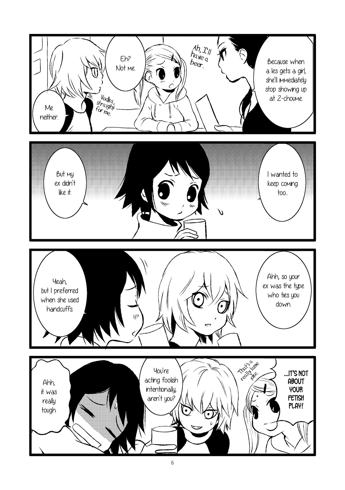 Lesbian Solo! Chapter 0 page 6 - Chapter 0: vol.0: Oneshot