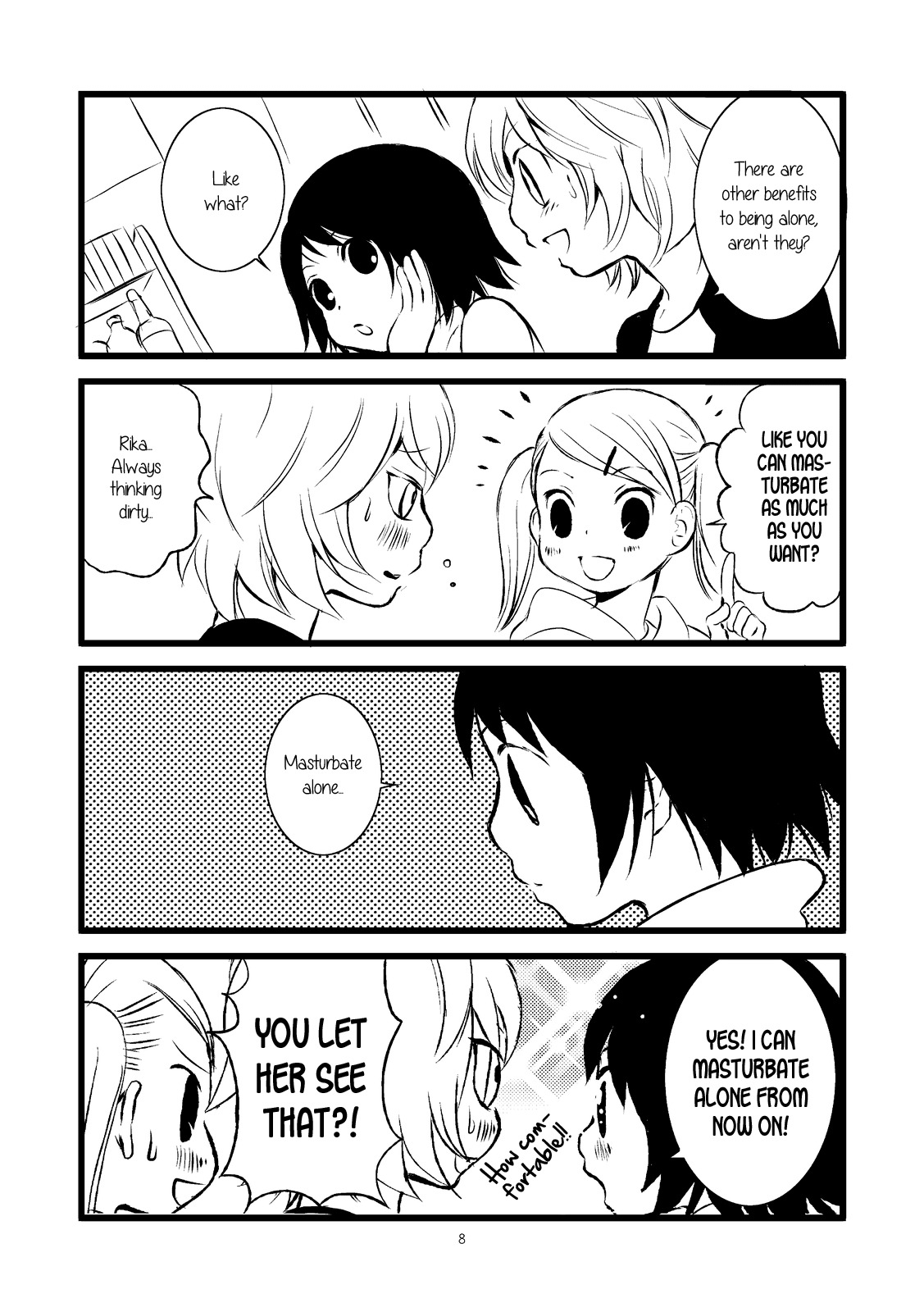 Lesbian Solo! Chapter 0 page 8 - Chapter 0: vol.0: Oneshot