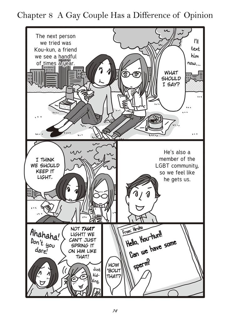 Lesbian-teki Kekkon Seikatsu Chapter 8 page 1 - Chapter 8