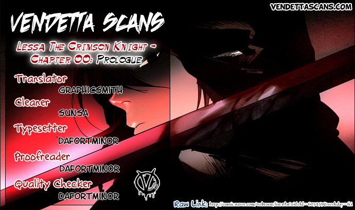 Lessa the Crimson Knight Chapter 0 page 2 - Chapter 0 : Prologue