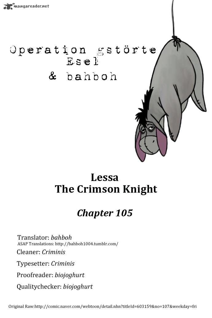 Lessa the Crimson Knight Chapter 105 page 1 - Chapter 105