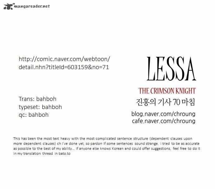 Lessa the Crimson Knight Chapter 70 page 24 - Chapter 70