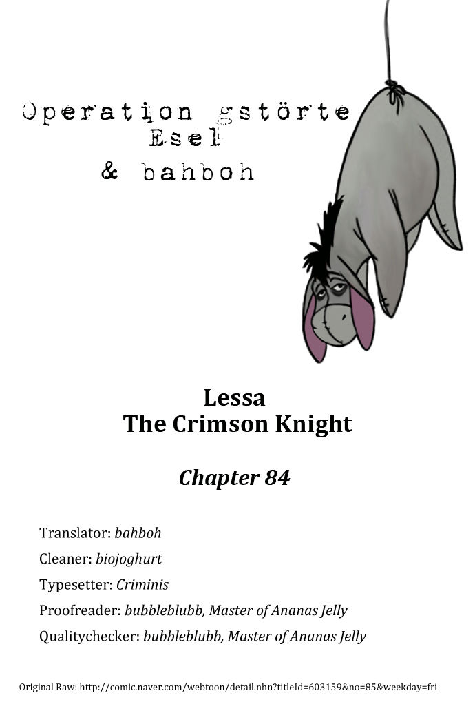 Lessa the Crimson Knight Chapter 84 page 1 - Chapter 84