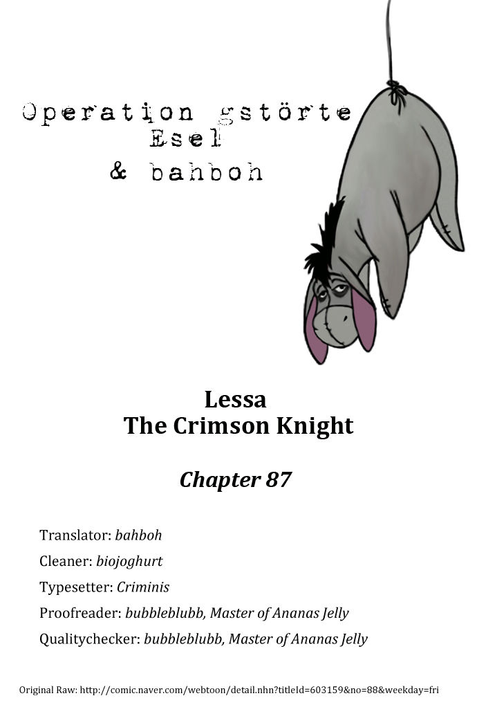 Lessa the Crimson Knight Chapter 87 page 1 - Chapter 87