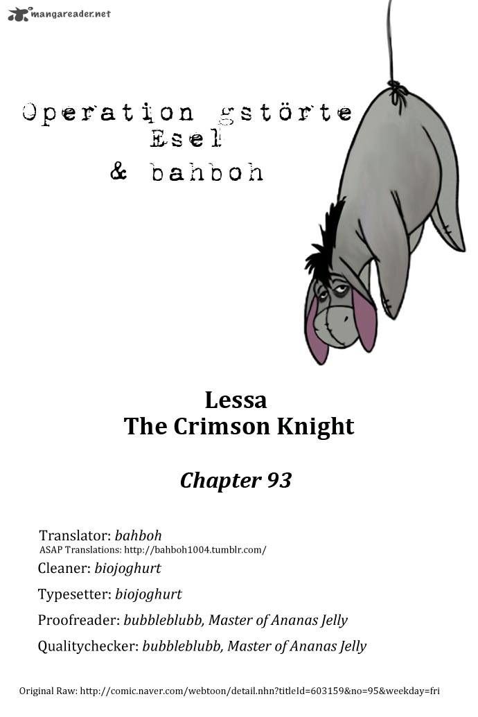Lessa the Crimson Knight Chapter 93 page 1 - Chapter 93