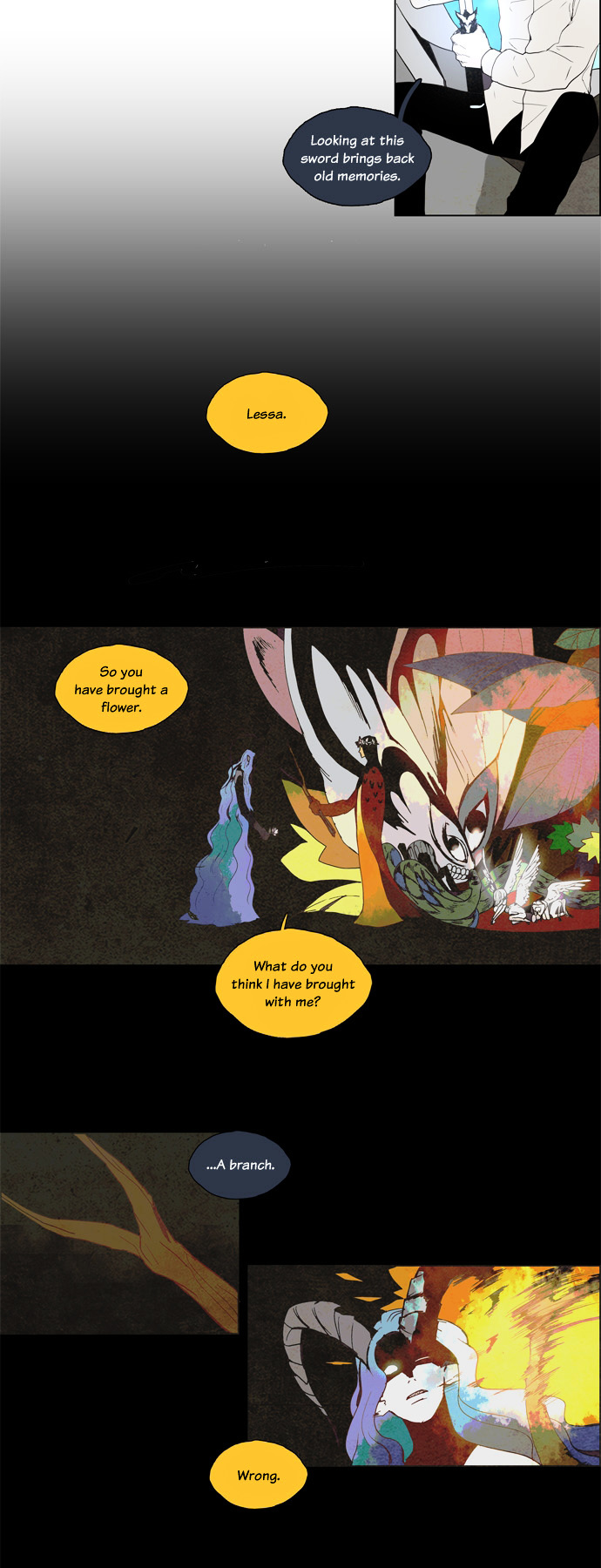Lessa Chapter 49 page 4 - Chapter 49 : The Abandoned City 28