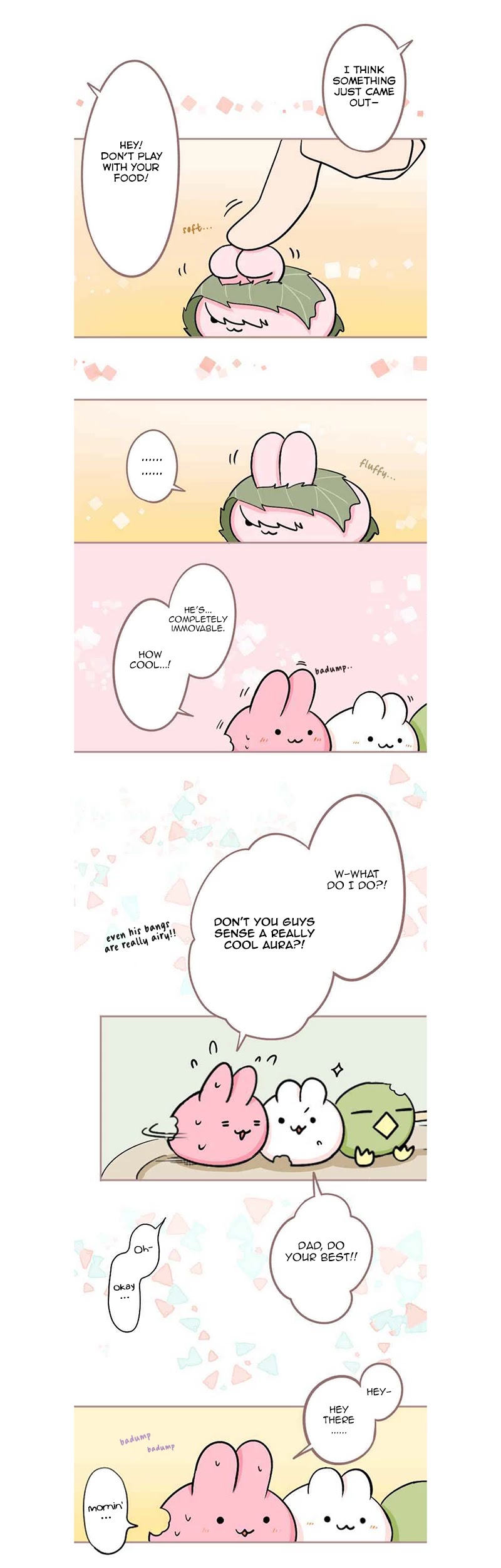 Let Me Eat You Chapter 13 page 4 - Chapter 13: Dad's a Pink Tri-Colour Usa-Dango (2)