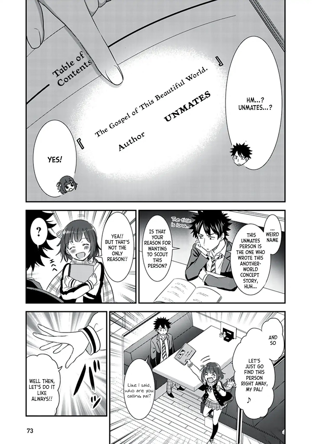 Let this place be an Alternate Universe! Chapter 2 page 7 - Chapter 2: The Heroine and The Villager