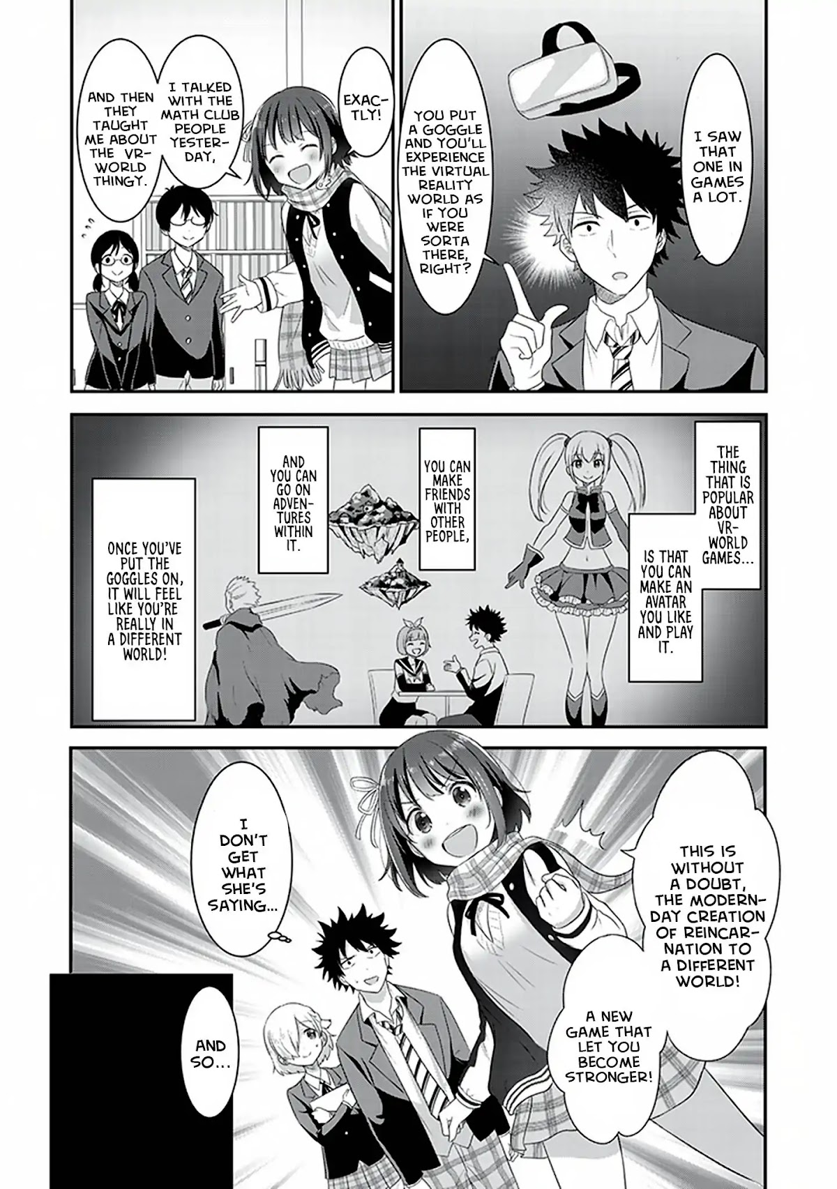 Let this place be an Alternate Universe! Chapter 3.5 page 3 - Chapter 3.5: Welcome to the VR World