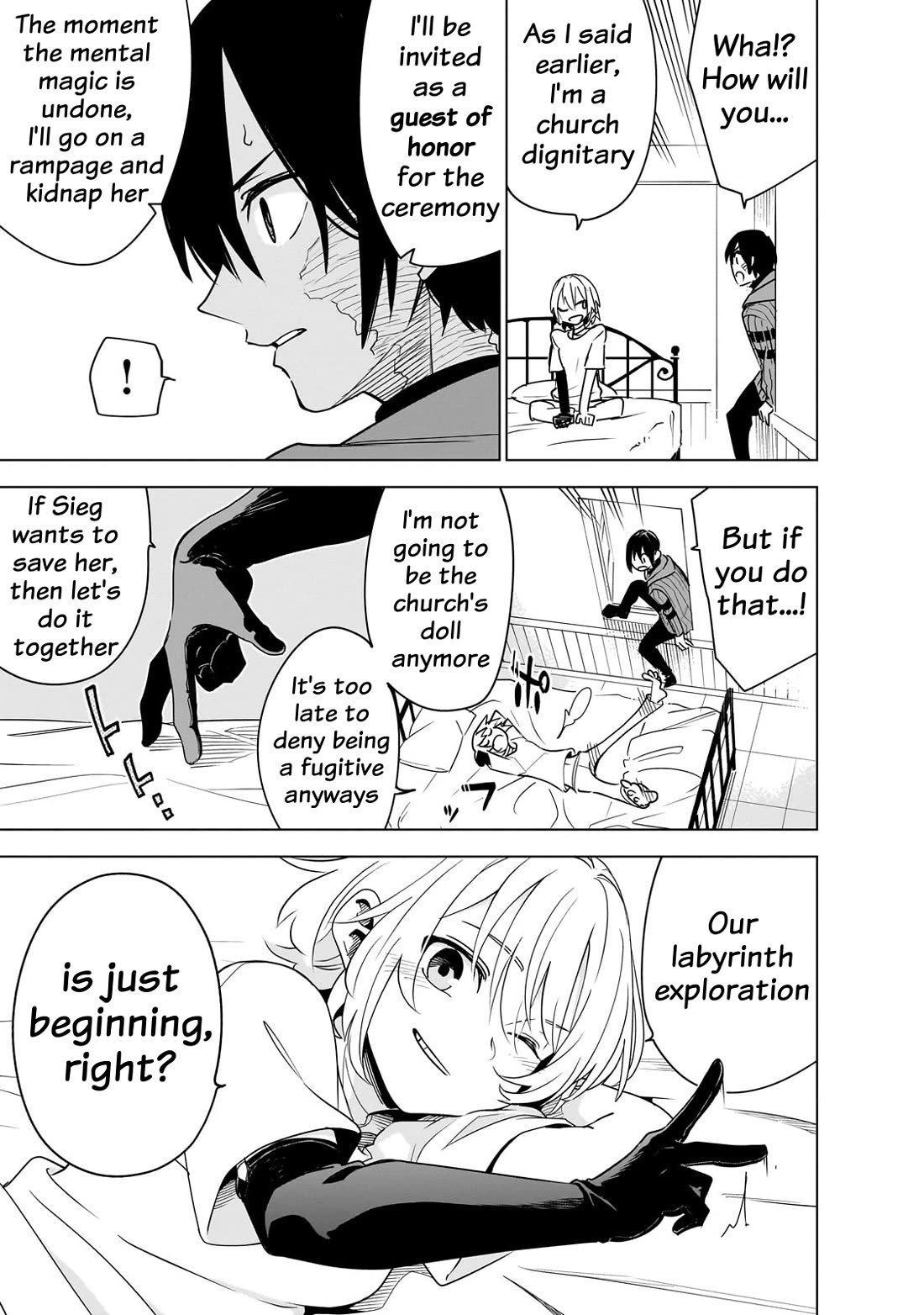 Let's Aim for the Deepest Part of the Otherworldly Labyrinth Chapter 39 page 11 - Chapter 39: The Night Before The Decisive Battle
