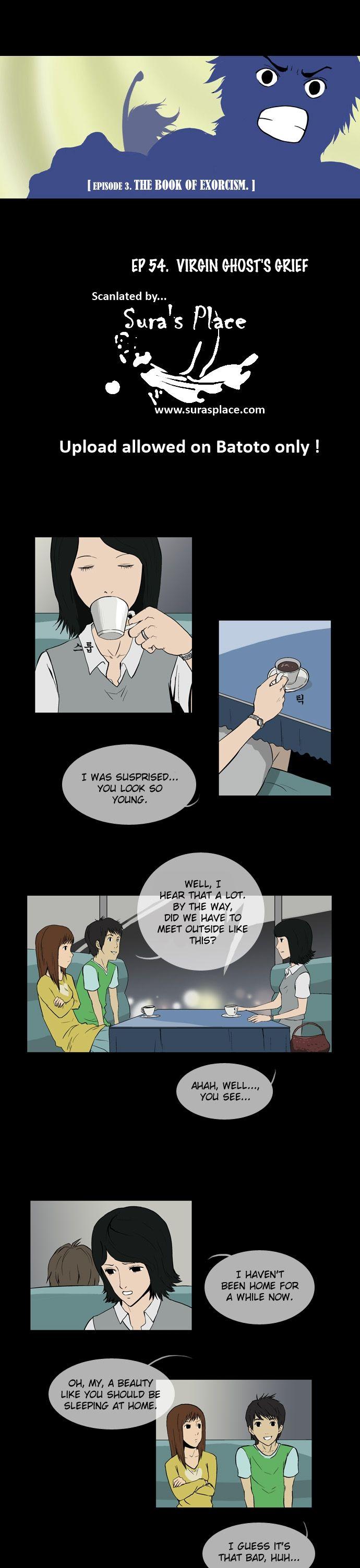 Let's Fight Ghost Chapter 54 page 1 - Chapter 54 : Virgin ghost's grief
