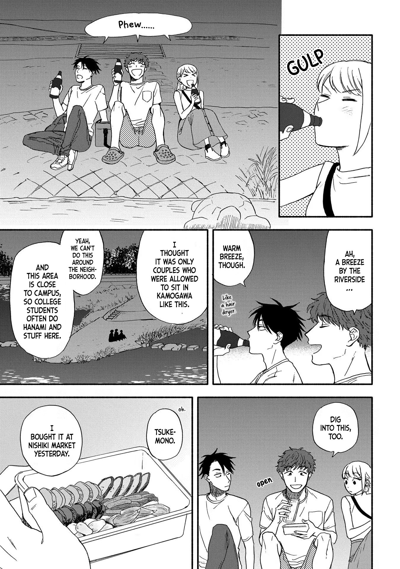 Let’s Get Drunk with Amber Dreams ~Amber Days and Golden Nights~ Chapter 4 page 21 - Chapter 4: Kamogawa is Fleeting Blues