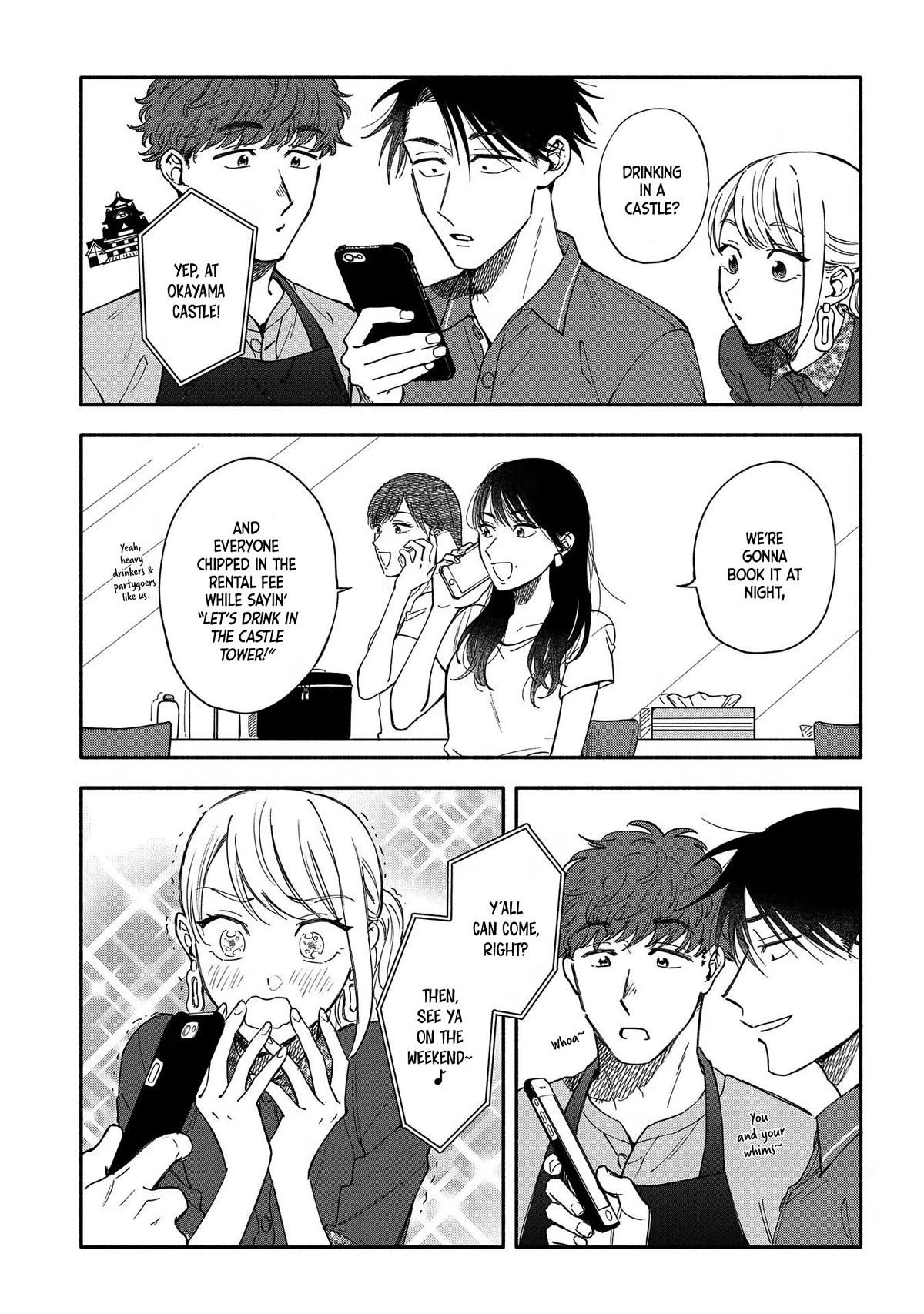 Let’s Get Drunk with Amber Dreams ~Amber Days and Golden Nights~ Chapter 7 page 1 - Chapter 7: The After Hour Castle