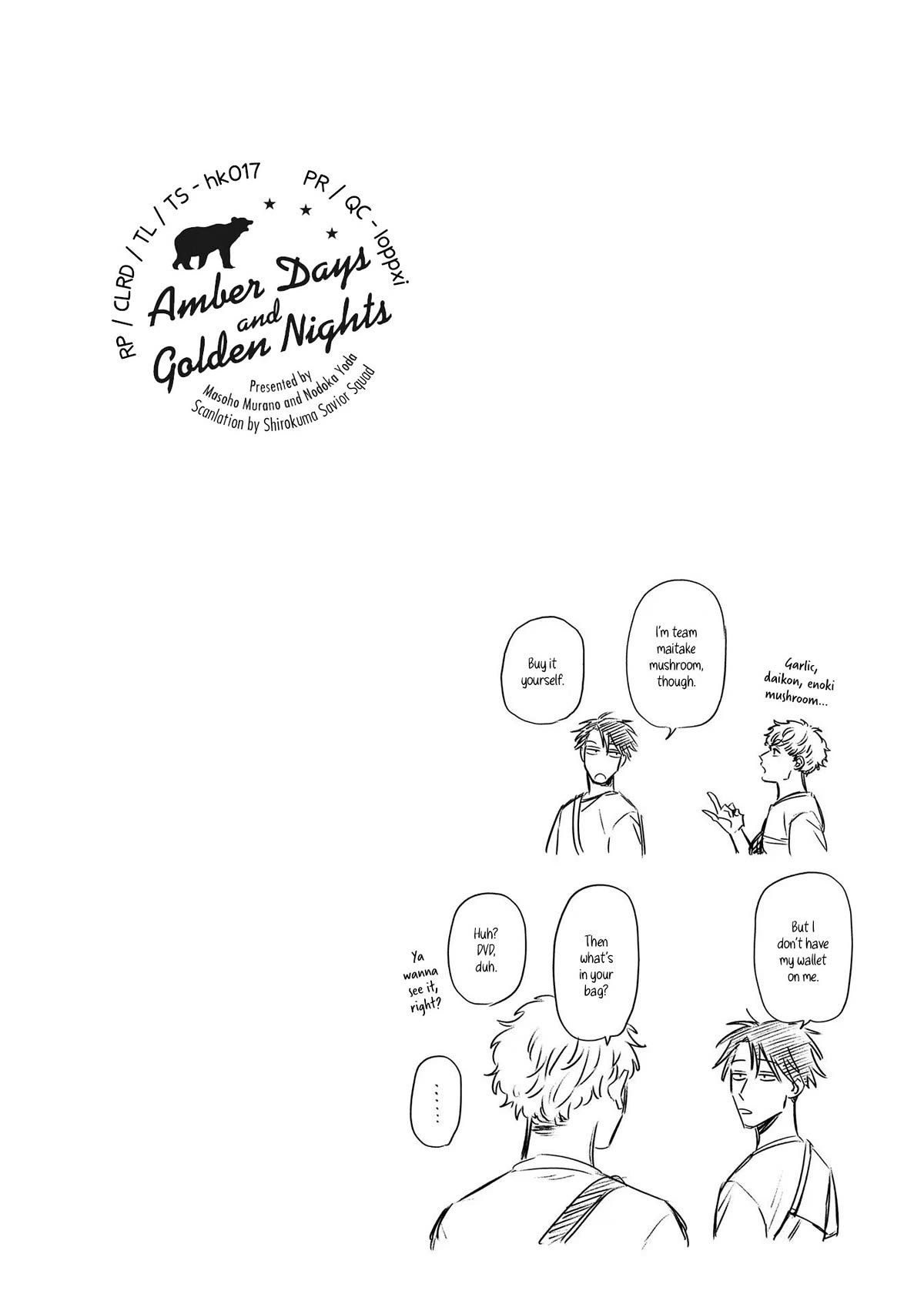Let’s Get Drunk with Amber Dreams ~Amber Days and Golden Nights~ Chapter 8 page 30 - Chapter 8: Come and Get Your Life, Side:A