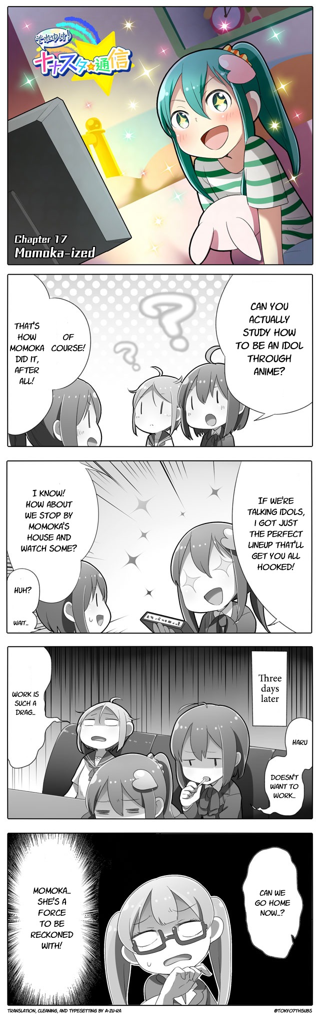 Let's Go! Nanastar Coms Chapter 17 page 1 - Chapter 17: Momoka-ized