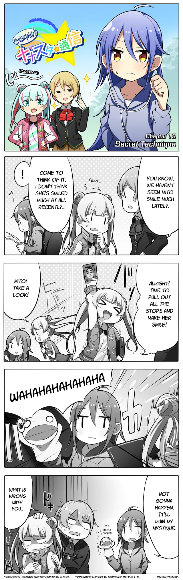 Let's Go! Nanastar Coms Chapter 19 page 1 - Chapter 19: Secret Technique