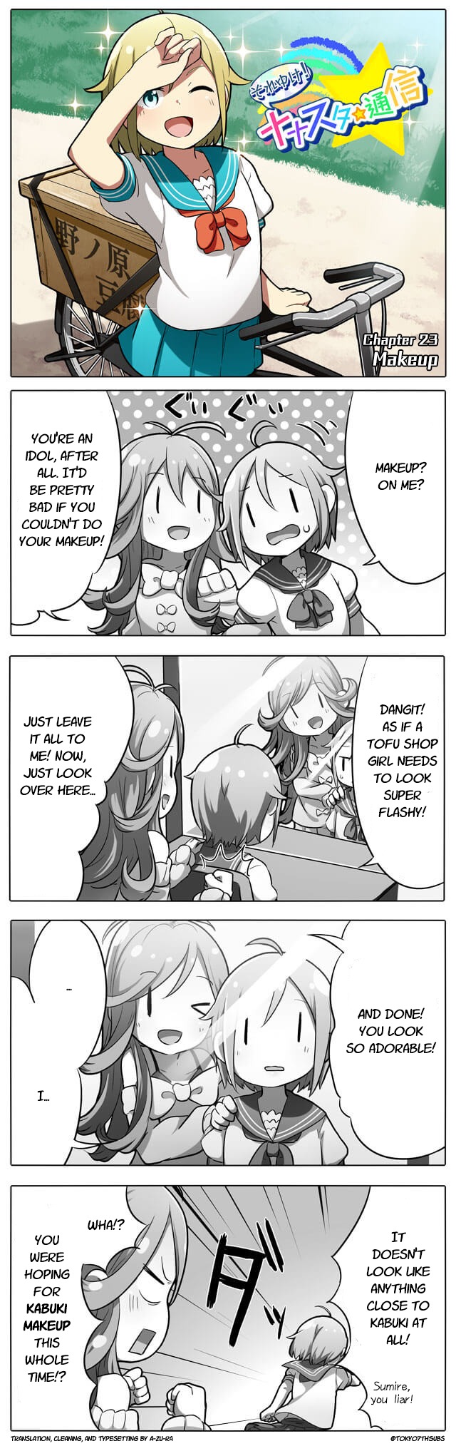 Let's Go! Nanastar Coms Chapter 23 page 1 - Chapter 23: Makeup