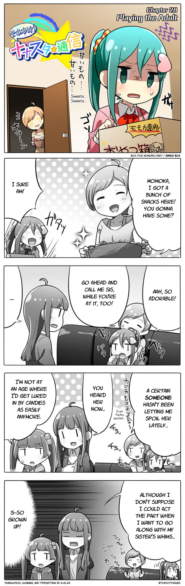 Let's Go! Nanastar Coms Chapter 28 page 1 - Chapter 28: Playing the Adult