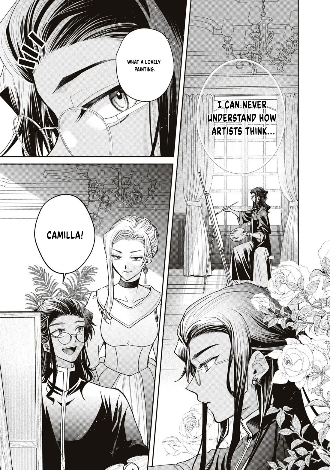 Let's Go on the Evil Runway Chapter 3.9 page 13 - Vol.3 Chapter 9: Let's sketch The Flowery Path of Evil