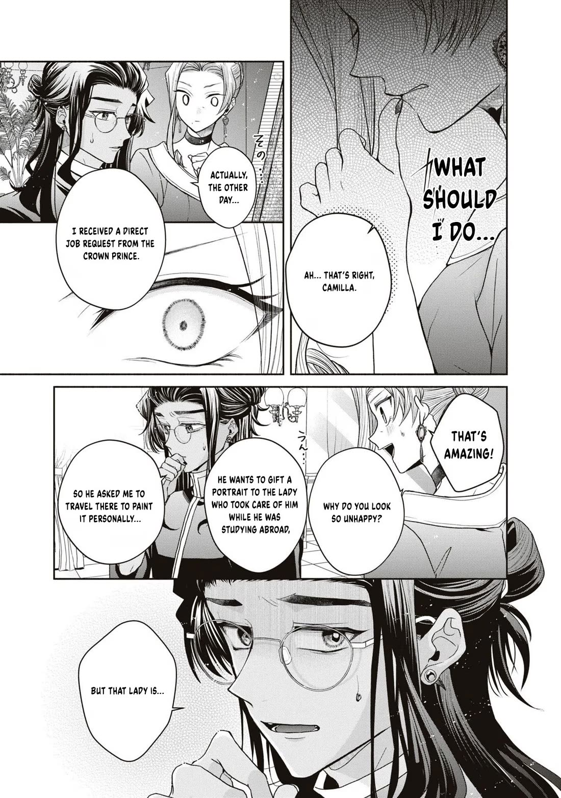 Let's Go on the Evil Runway Chapter 3.9 page 17 - Vol.3 Chapter 9: Let's sketch The Flowery Path of Evil