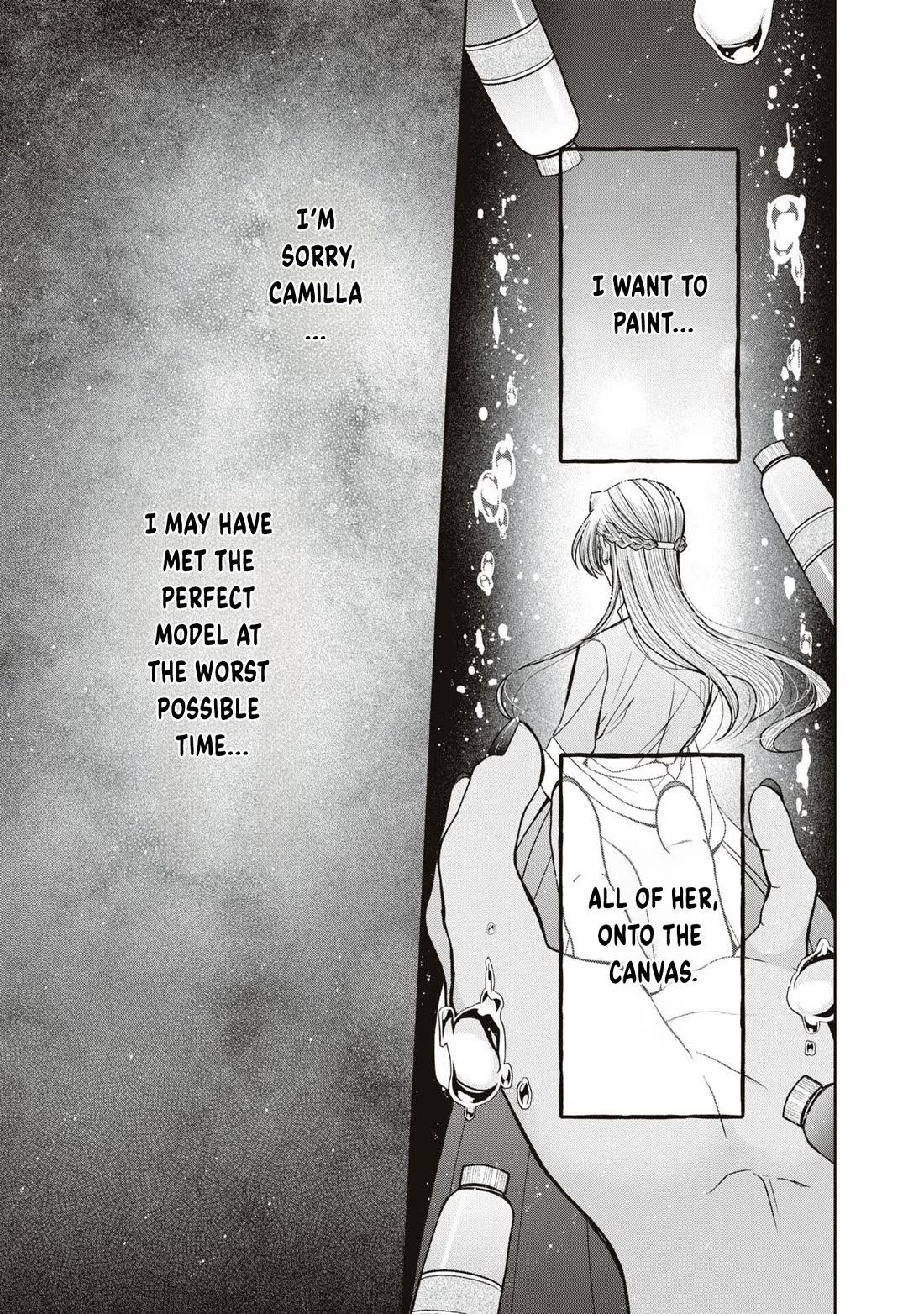 Let's Go on the Evil Runway Chapter 3.9 page 33 - Vol.3 Chapter 9: Let's sketch The Flowery Path of Evil