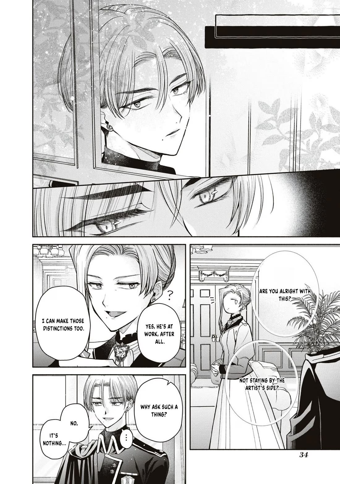 Let's Go on the Evil Runway Chapter 3.9 page 34 - Vol.3 Chapter 9: Let's sketch The Flowery Path of Evil