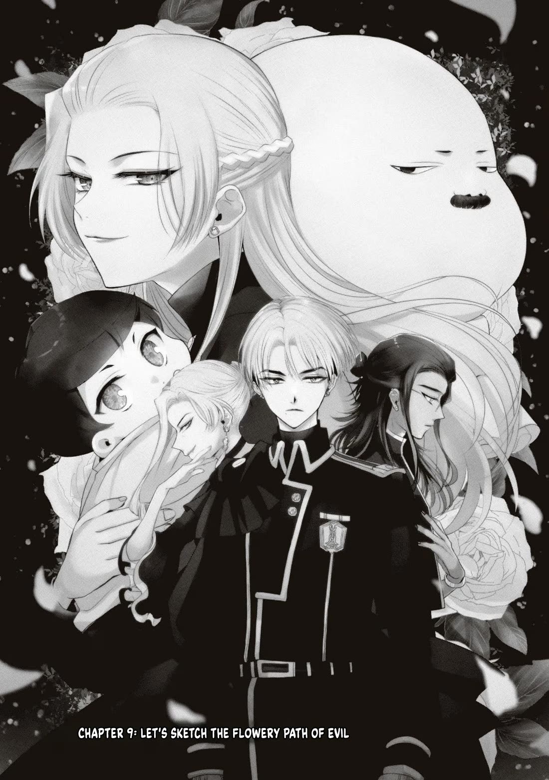 Let's Go on the Evil Runway Chapter 3.9 page 4 - Vol.3 Chapter 9: Let's sketch The Flowery Path of Evil