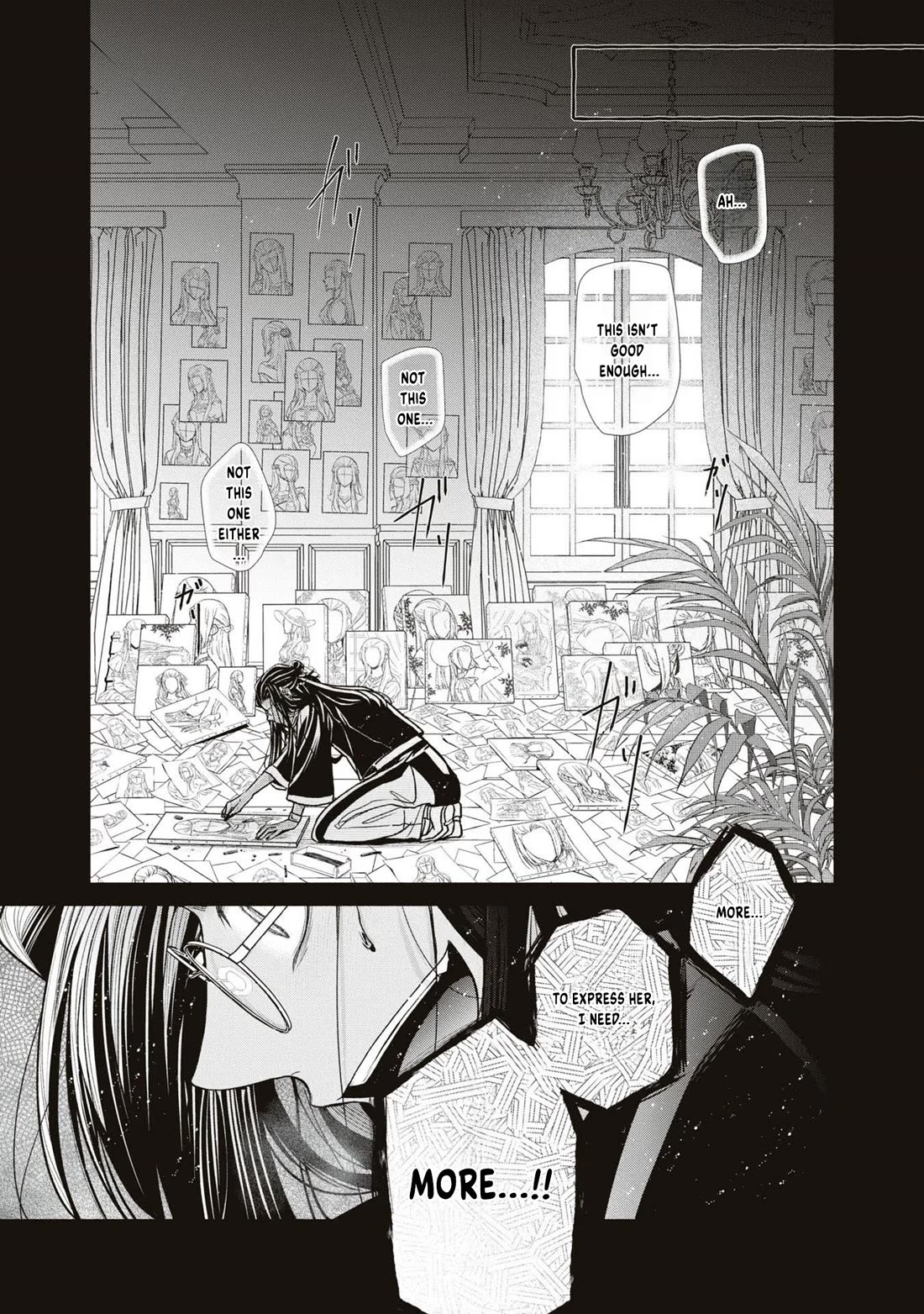 Let's Go on the Evil Runway Chapter 3.9 page 57 - Vol.3 Chapter 9: Let's sketch The Flowery Path of Evil