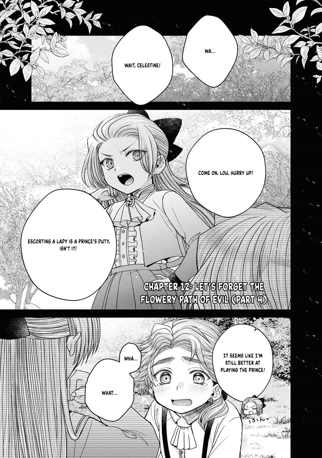 Let's Go on the Evil Runway Chapter 4.12-3 page 2 - Vol.4 Chapter 12.3: Let's forget The Flowery Path of Evil (Part 4)