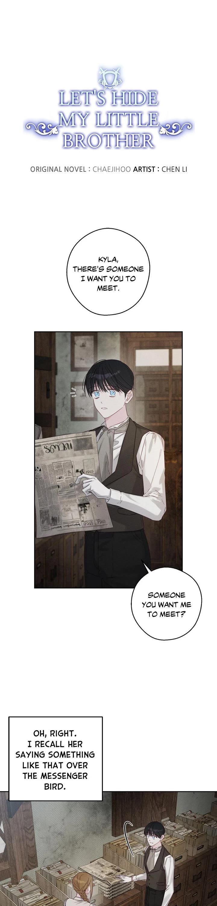 Let's Hide My Little Brother Chapter 100 page 1 - Chapter 100