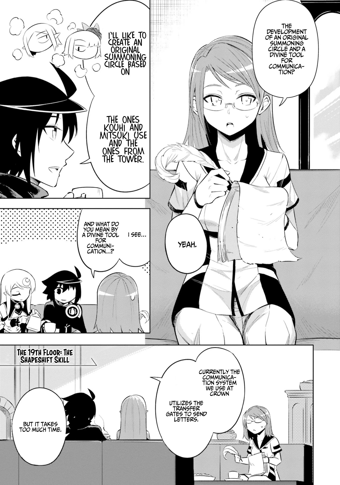Let's Manage The Tower Chapter 19 page 2 - Chapter 19: The 19th Floor: The Shapeshift Skill