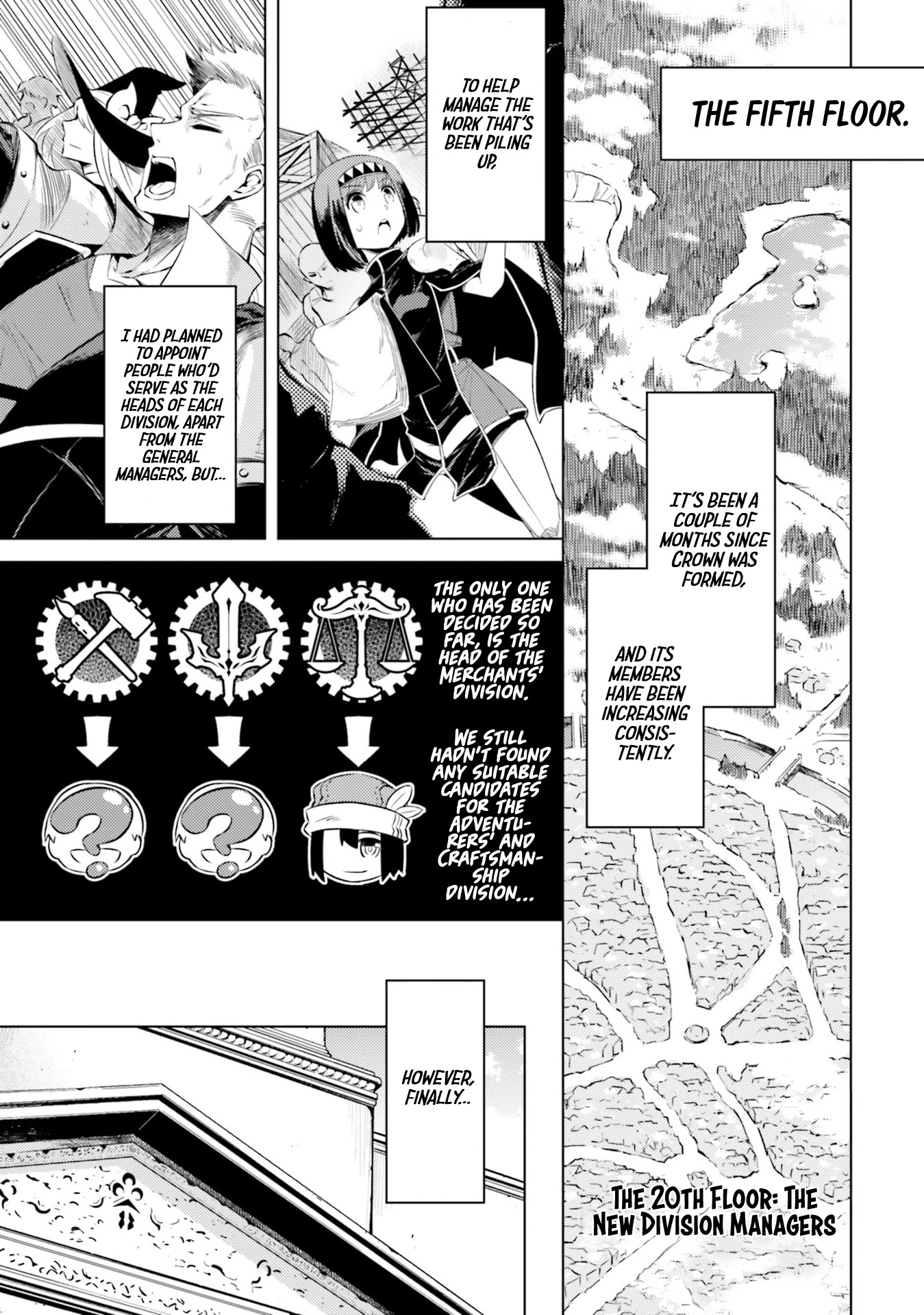 Let's Manage The Tower Chapter 20 page 2 - Chapter 20: The 20th Floor: The New Division Managers