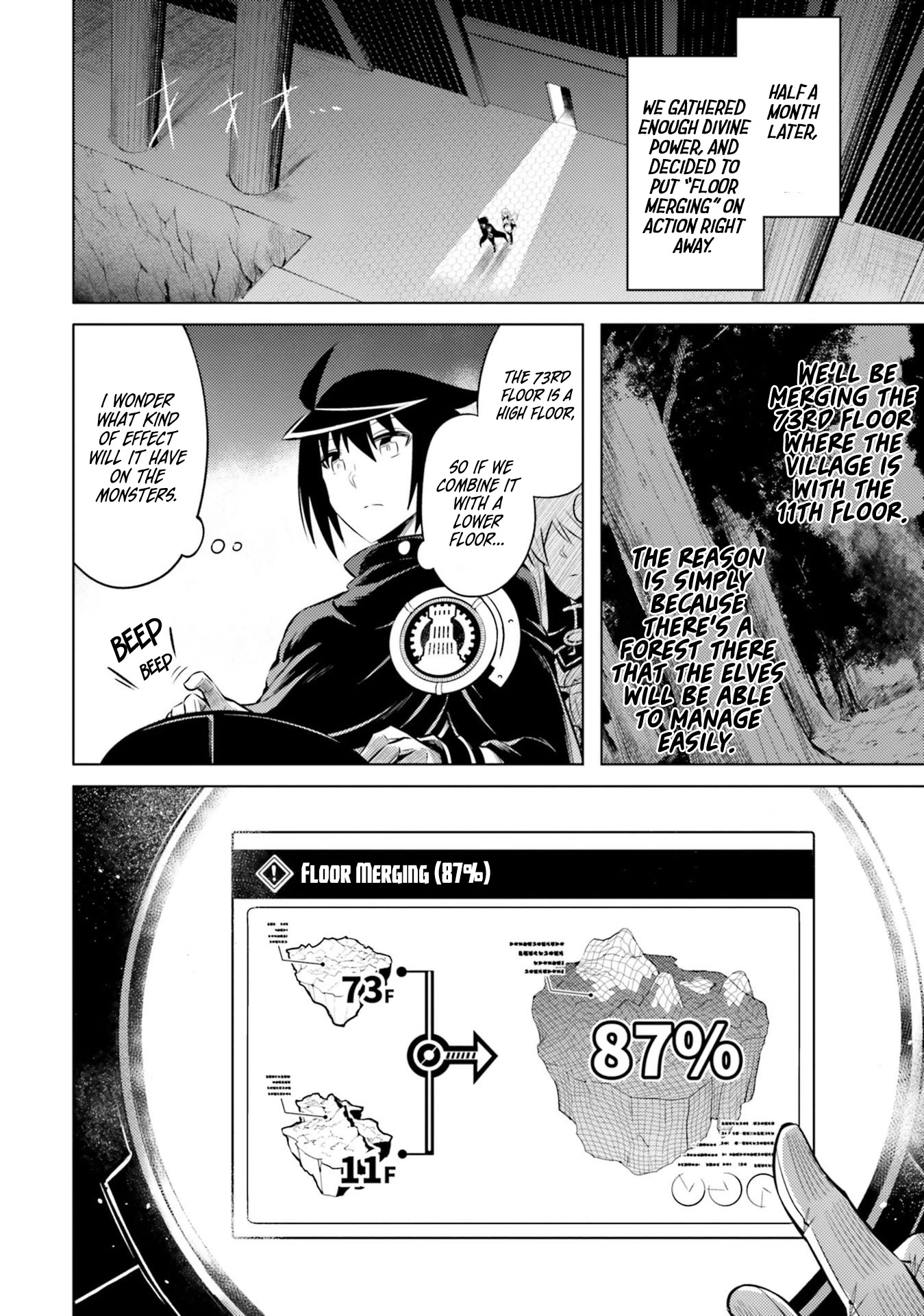Let's Manage The Tower Chapter 22 page 15 - Chapter 22: The 22nd Floor: Floor Merging
