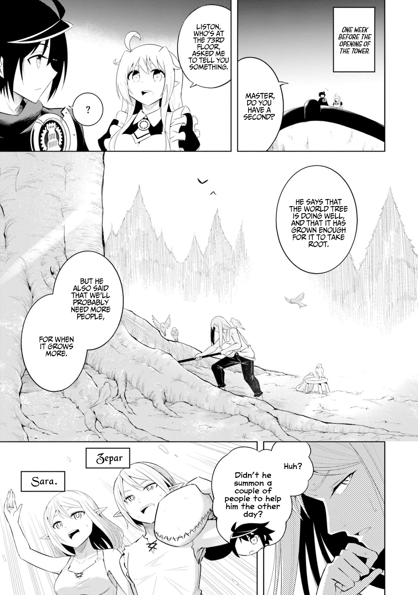 Let's Manage The Tower Chapter 8 page 12 - Chapter 8: The Eighth Floor: The World Tree’s Fairies