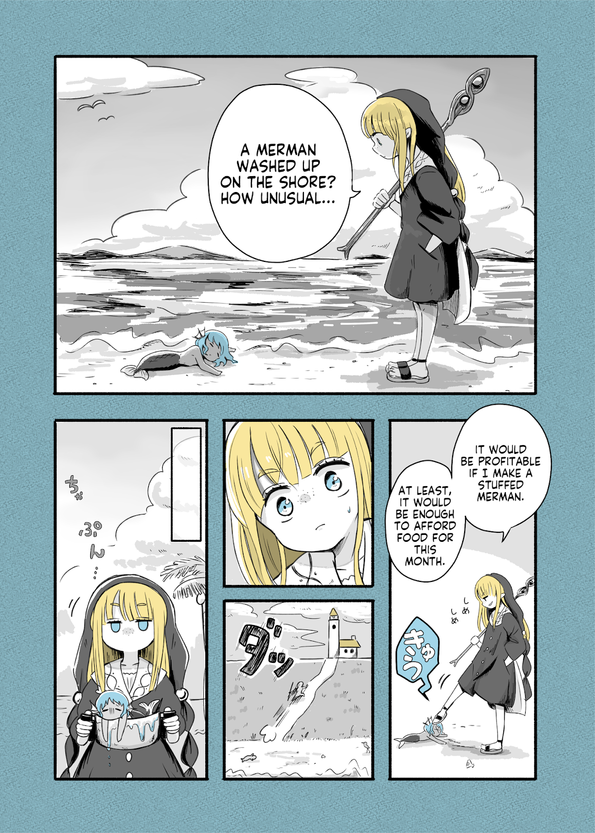 Let's Meet at The Witches' Gathering Chapter 23 page 1 - Chapter 23: The Story of a Coastal Witch and a Merman