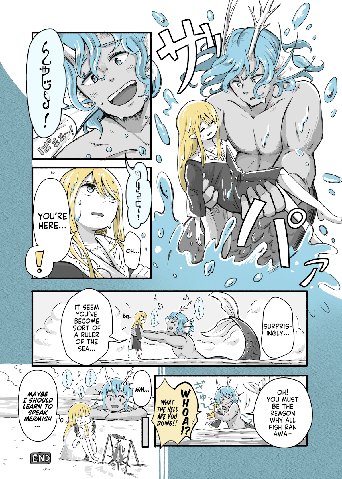 Let's Meet at The Witches' Gathering Chapter 23 page 4 - Chapter 23: The Story of a Coastal Witch and a Merman