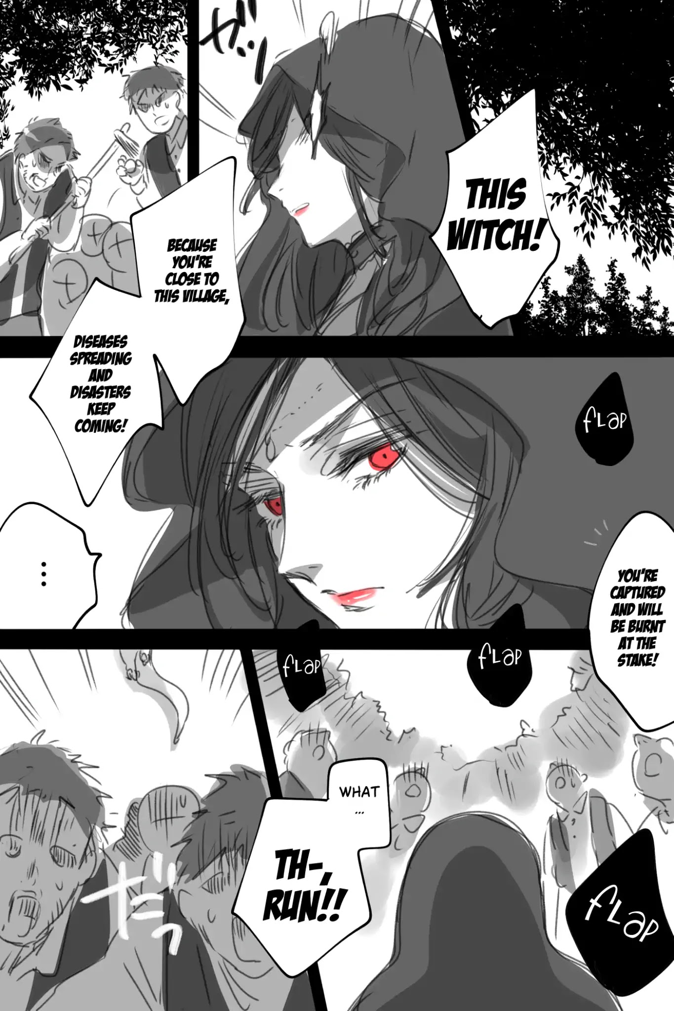 Let's Meet at The Witches' Gathering Chapter 3 page 3 - Chapter 3: White Dragon and Witch (By Miyako Cak)