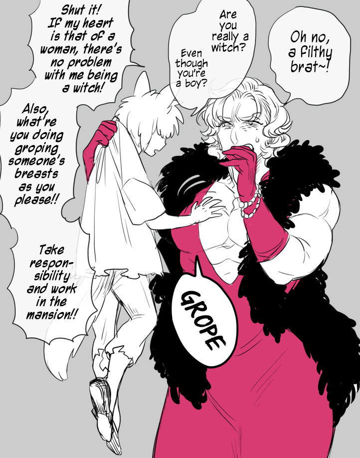 Let's Meet at The Witches' Gathering Chapter 8 page 1 - Chapter 8: Okama Witch and Tomboy-chan