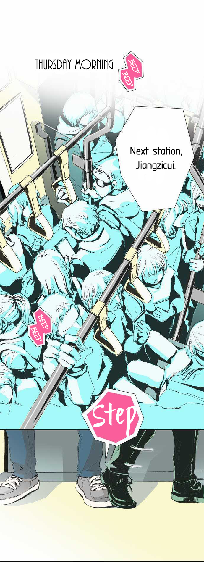 Let's Take the Train Together, Shall We? Chapter 1 page 2 - Chapter 1: Mugged on the First Day of Work