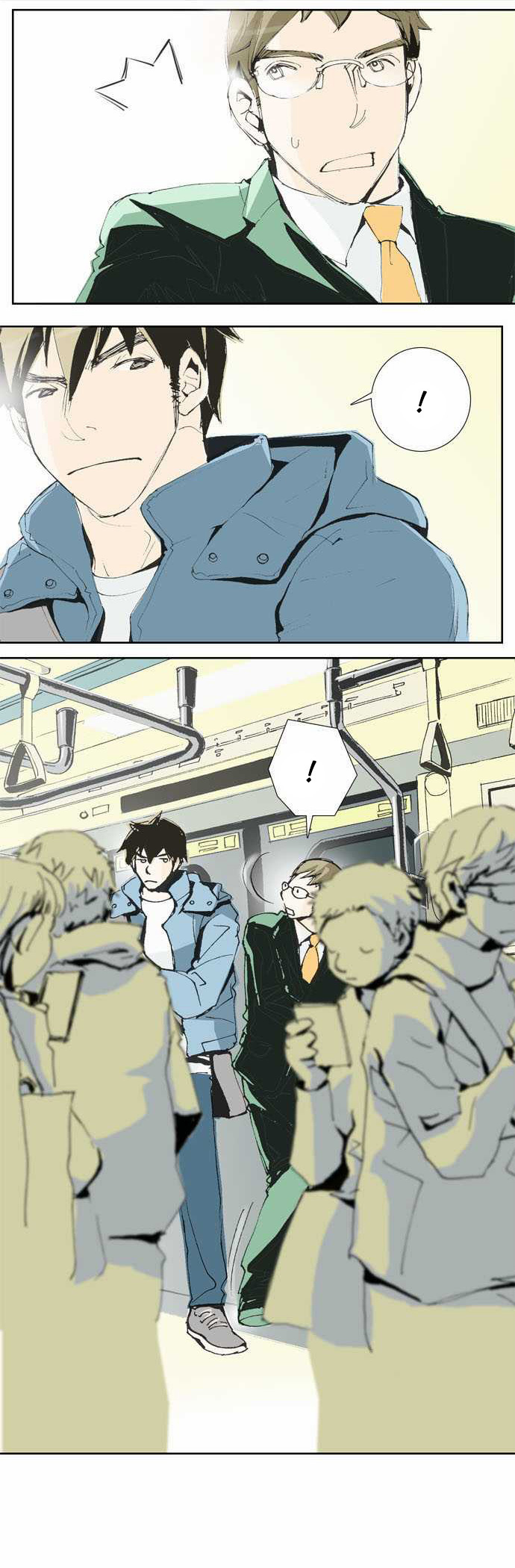 Let's Take the Train Together, Shall We? Chapter 1 page 3 - Chapter 1: Mugged on the First Day of Work