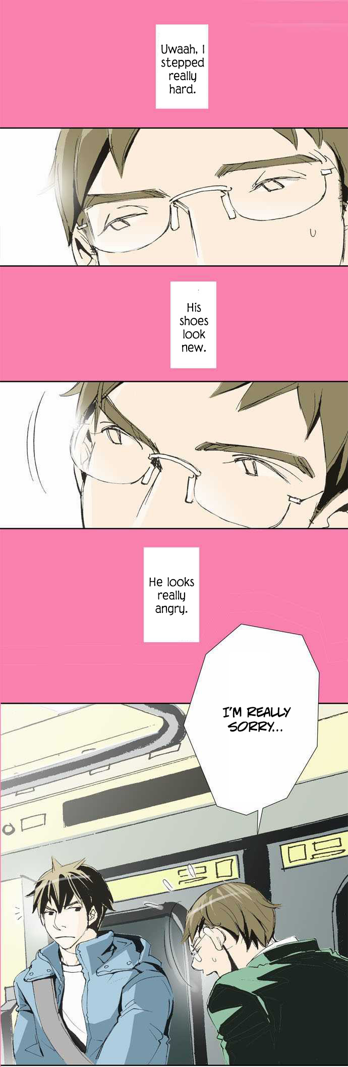 Let's Take the Train Together, Shall We? Chapter 1 page 5 - Chapter 1: Mugged on the First Day of Work