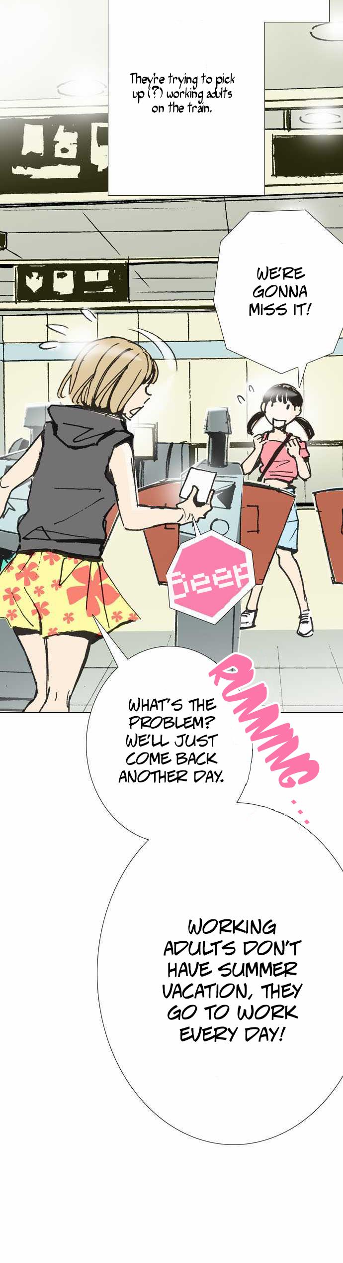 Let's Take the Train Together, Shall We? Chapter 11 page 3 - Chapter 11: Crash!