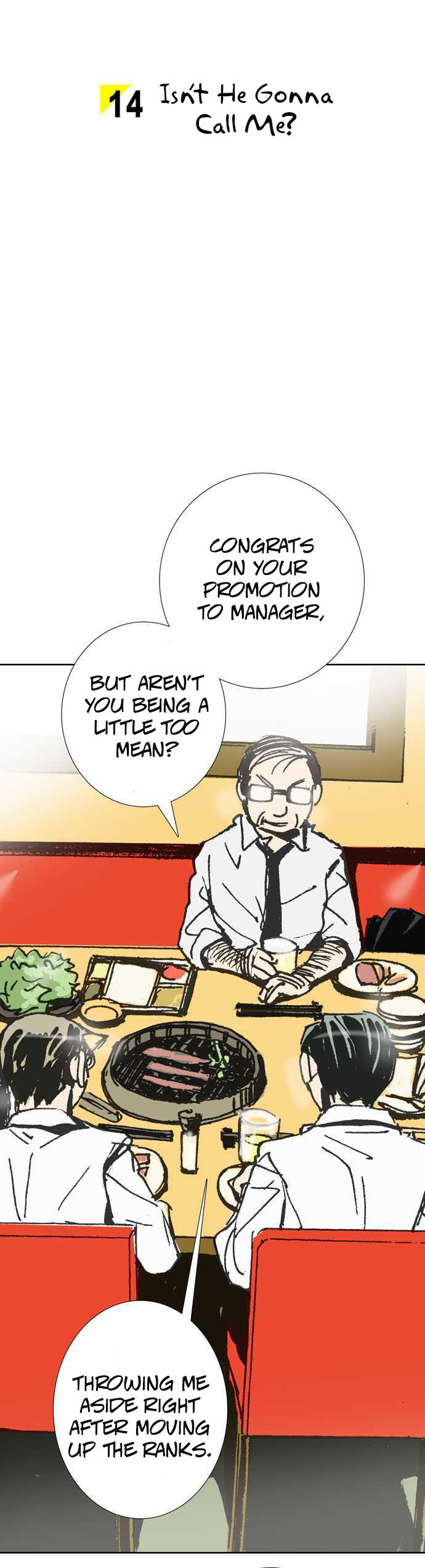 Let's Take the Train Together, Shall We? Chapter 14 page 4 - Chapter 14: Isn't He Gonna Call Me