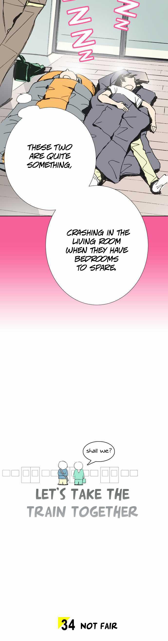 Let's Take the Train Together, Shall We? Chapter 34 page 3 - Chapter 34: Not Fair